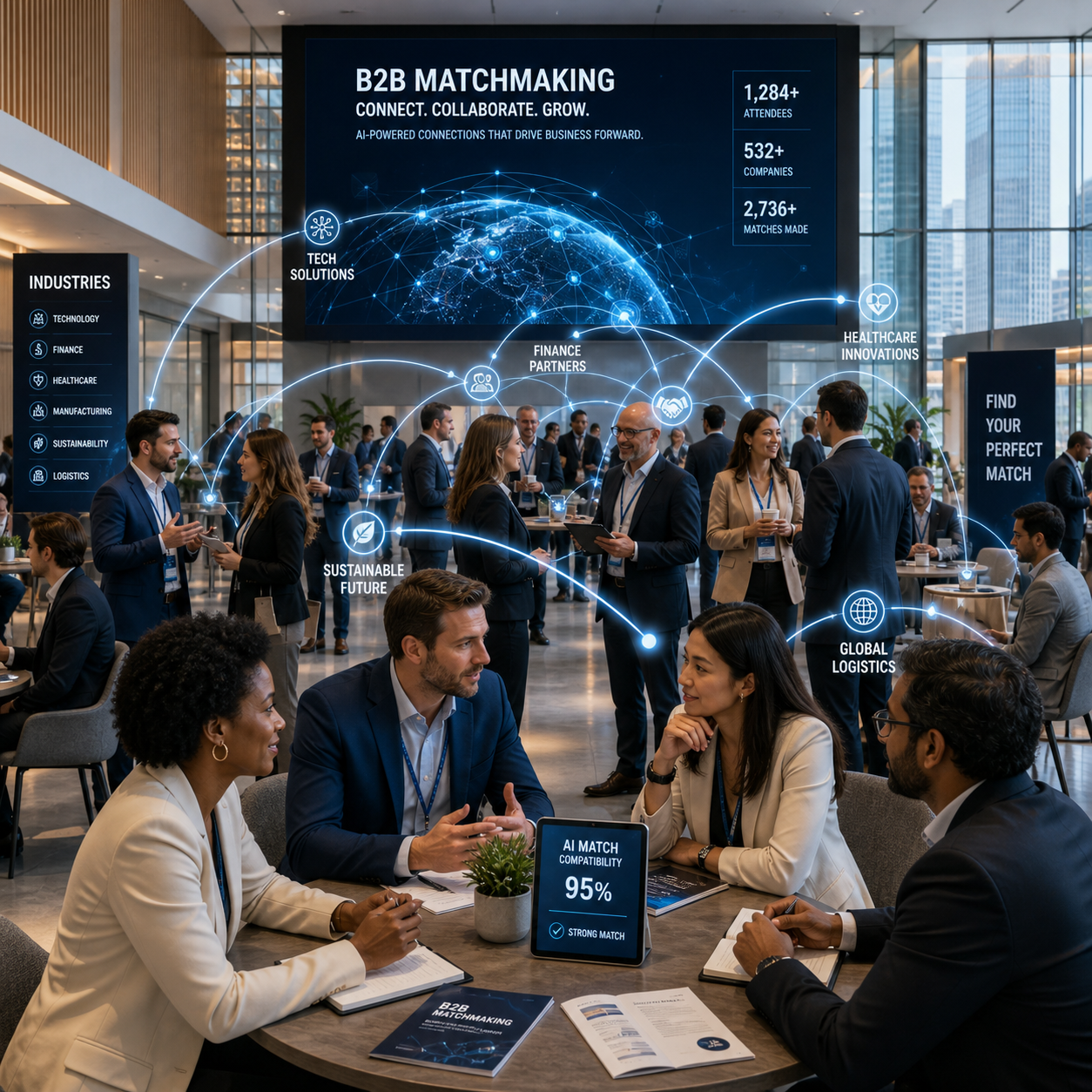 Leveraging AI for Smarter Business Connections at B2B Matchmaking Events